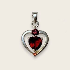 925 Sterling Silver Pendant Heart